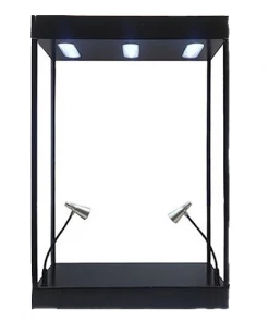 Toy Wonders Figures Large LED Lighted Display Case (Black)