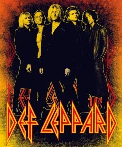 Desperate Enterprises Inc Def Leppard - Band Metal Sign