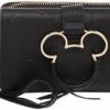 Bioworld Disney Mickey Mouse Black Clutch Wallet Body Bag 1 Bioworld Disney Mickey Mouse Black Clutch Wallet Body Bag