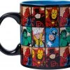 Silver Buffalo Marvel Avengers Comics Grid Jumbo Ceramic Coffee Mug 20-Ounces