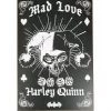 Silver Buffalo DC COMICS HARLEY QUINN SKULL WOOD WALL ART