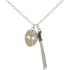 Bioworld Friday The 13th Jason Mask And Machetti Charm Necklace
