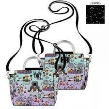 Loungefly Disney Hocus Pocus Scene All Over Print Crossbody Bag