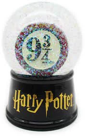 Silver Buffalo Harry Potter Platform 9 3/4 Large 6" Light Up Snow Globe