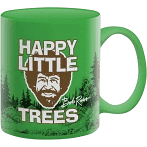 Nmr Aquarius Bob Ross "Happy Little Trees" Mug TV Series