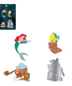 Loungefly Disney Little Mermaid Cave 4 PC Pin Set