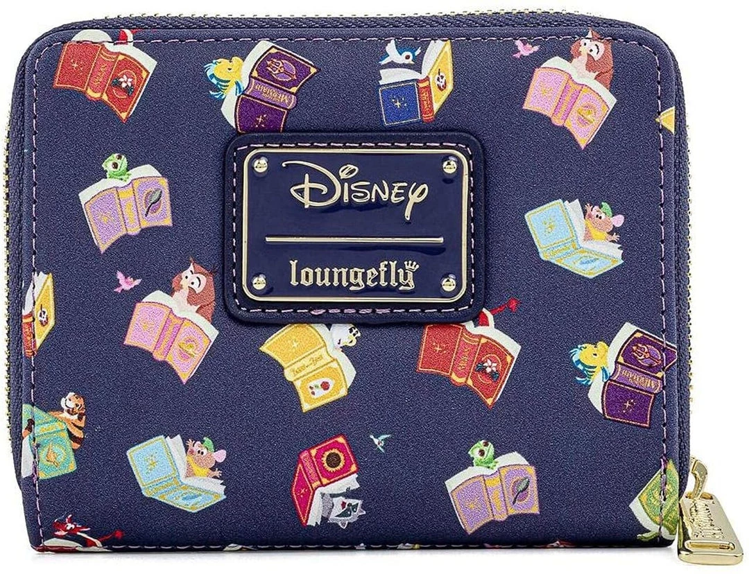 Loungefly Disney Princess Books Zip Wallet 5 Loungefly Disney Princess Books Zip Wallet