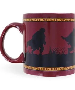 Silver Buffalo The Lord Of The Rings Hobbits & Gollum 20oz Ceramic Mug