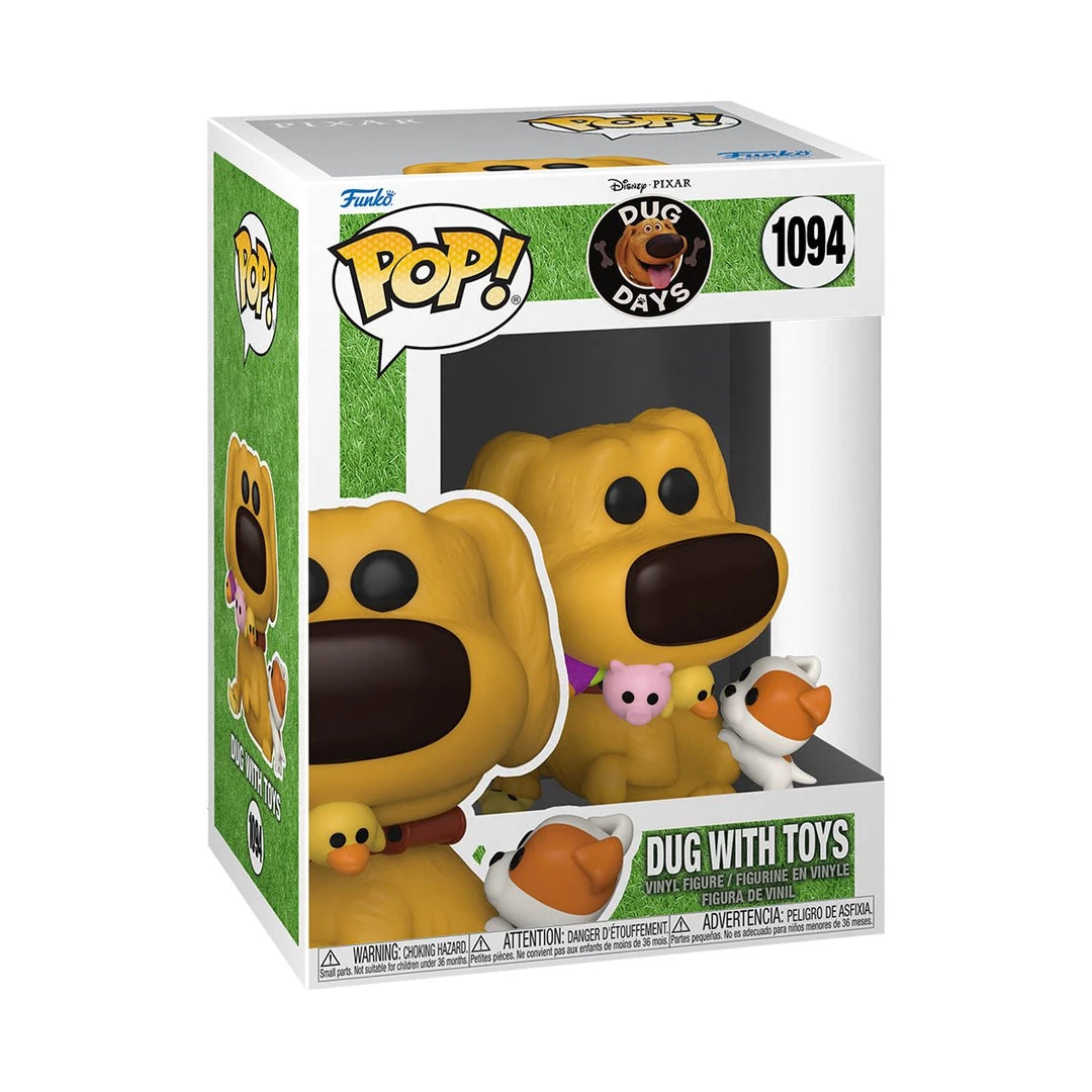 Funko POP Disney: Dug Days - Dug With Toys Pop Figure Funko Pops! 3 Funko POP Disney: Dug Days - Dug With Toys Pop Figure Funko Pops!