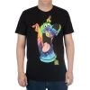 Bioworld T-shirts Scooby- Doo Men's Tie Dye High Density Black T-shirt