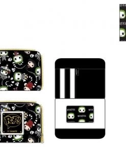 Loungefly Beetlejuice All Over Print Zip Around Wallet