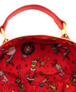 Loungefly Dr. Seuss The Grinch Chimney Thief Mini-Backpack