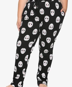 Bioworld Friday The 13th Jason Mask Pajama Pants Movies
