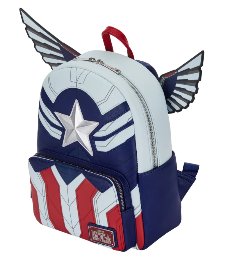 Loungefly Falcon Captain America Cosplay Mini Backpack 4 Loungefly Falcon Captain America Cosplay Mini Backpack