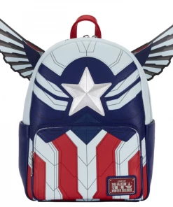 Loungefly Falcon Captain America Cosplay Mini Backpack