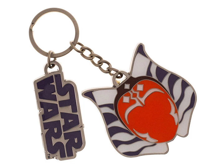 Bioworld Star Wars Ahsoka Tano Keychain With Metal Charm Disney 3 Bioworld Star Wars Ahsoka Tano Keychain With Metal Charm Disney