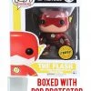 Funko Pops! Funko Pop! DC Heroes: The Flash Metallic CHASE Variant Vinyl Figure (Bundled With Pop Box Protector) 2 Funko Pops! Funko Pop! DC Heroes: The Flash Metallic CHASE Variant Vinyl Figure (Bundled With Pop Box Protector)