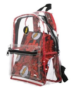 Bioworld DC Comics - The Flash - Clear Transparent School Backpack
