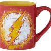 Silver Buffalo DC Comics: Flash Splatter Logo 14 Oz. Mug