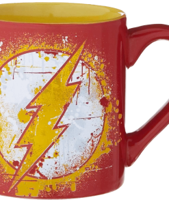 Silver Buffalo DC Comics: Flash Splatter Logo 14 Oz. Mug