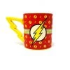Silver Buffalo DC Comics The Flash Stripes Logo Wrap Ceramic Coffee Mug 20-Ounces