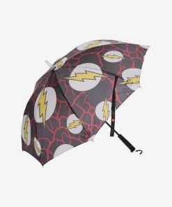 Bioworld DC Comics - Flash - Long Umbrella With LED Canopy Lights And Flashlight Handle