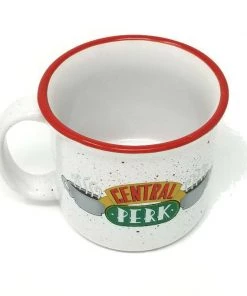 Spoontiques Friends - Central Perk Ceramic Camper Style Mug 14 Oz.