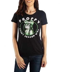Bioworld My Hero Academia - Froppy Rainy Season Hero Junior's Size T-shirt Anime