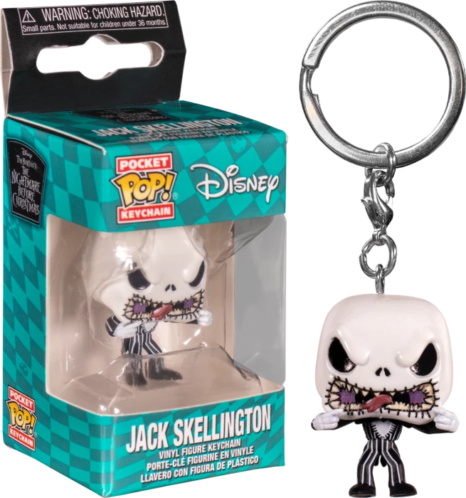 Funko Funkoween The Nightmare Before Christmas-Jack (Scary Face) Keychain 4 Funko Funkoween The Nightmare Before Christmas-Jack (Scary Face) Keychain