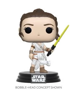 Funko POP Star Wars: SWEp9- Rey W/ Yellow Saber