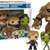 Funko Star Wars 3 Pack: Rancor With Luke Skywalker & Slave Oola Pop Vinyl Figures Funko Pops!