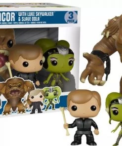 Funko Star Wars 3 Pack: Rancor With Luke Skywalker & Slave Oola Pop Vinyl Figures Funko Pops!