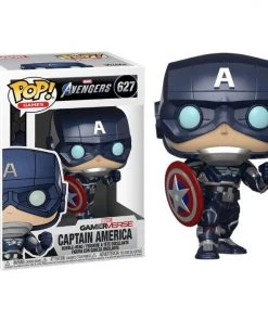 Funko Pop! Marvel: Avengers Game- Captain America Stark Tech Suit Vinyl Figure Funko Pops!