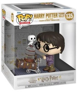 Funko POP Deluxe: HP Anniversary - Harry Pushing Trolley Funko Pops!