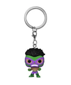 Funko POP Keychain: Marvel Lucha Libre- Hulk 5 Funko POP Keychain: Marvel Lucha Libre- Hulk