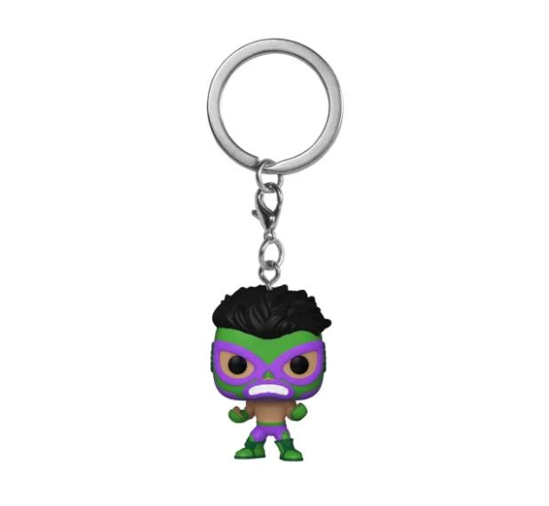 Funko POP Keychain: Marvel Lucha Libre- Hulk 4 Funko POP Keychain: Marvel Lucha Libre- Hulk