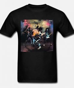 Live Nation Music Kiss Alive! - Album Cover Artwork Men's Black Shirt