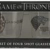 Dark Horse Game Of Thrones Shot Glass Set: Stark, Baratheon, Targaryen And Lannister