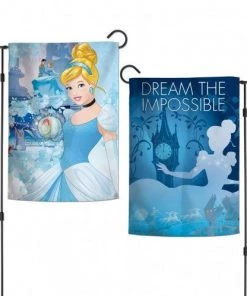 Wincraft Cinderella Dream The Impossible Garden Flag