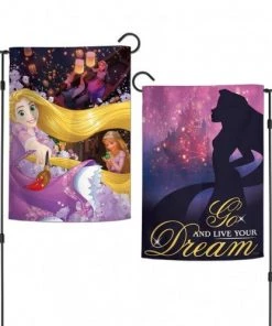 Wincraft Disney Rapunzel Go Live Your Dream Garden Flag