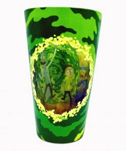 Surreal Entertainment Rick And Morty Portal Inside Print Pint Glass