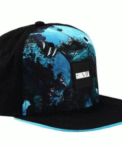 Bioworld Godzilla Sublimated Front Patch Youth Flat Bill Snapback