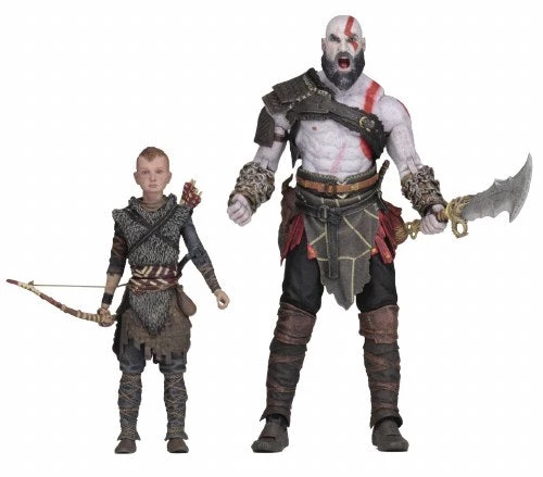 NECA God Of War 4 (2018) Kratos & Atreus 7" Scale Ultimate Action Figure 2 Pack 3 NECA God Of War 4 (2018) Kratos & Atreus 7" Scale Ultimate Action Figure 2 Pack