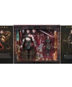 NECA God Of War 4 (2018) Kratos & Atreus 7" Scale Ultimate Action Figure 2 Pack 6 NECA God Of War 4 (2018) Kratos & Atreus 7