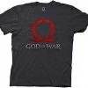 Ripple Junction God Of War Adult Stacked Textured Logo Crew T-Shirt Heather Black Video Games 1 Ripple Junction God Of War Adult Stacked Textured Logo Crew T-Shirt Heather Black Video Games