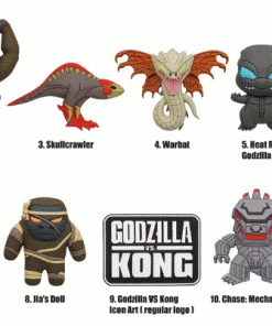 Monogram Godzilla Vs Kong Figural Bag Clips In Blind Bag
