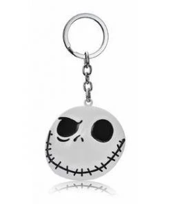 Monogram Disney The Nightmare Before Christmas - Good-Bad Day Face Colored Pewter Key Ring