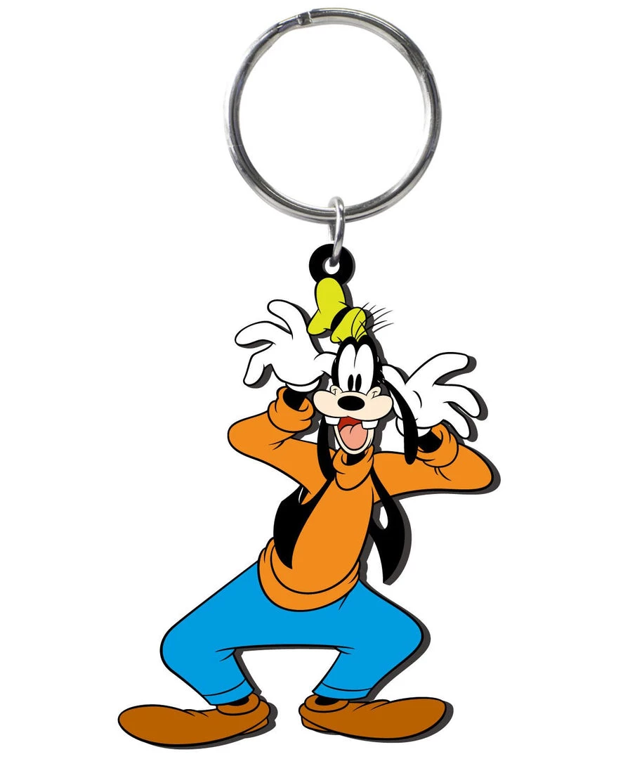 Monogram Disney Goofy Soft Touch PVC Key Ring 3 Monogram Disney Goofy Soft Touch PVC Key Ring