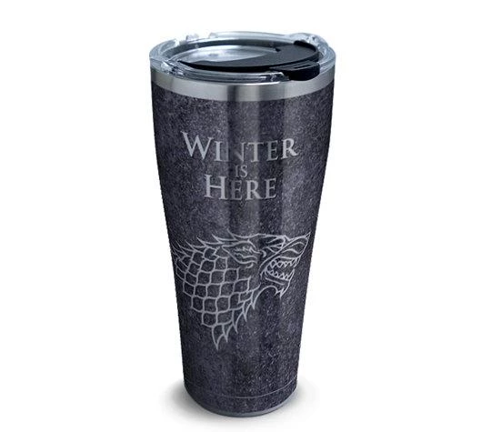 TV Series Game Of Thrones "Winter Is Here" 30 Oz. Stainless Steel Tervis Tumbler 3 TV Series Game Of Thrones "Winter Is Here" 30 Oz. Stainless Steel Tervis Tumbler