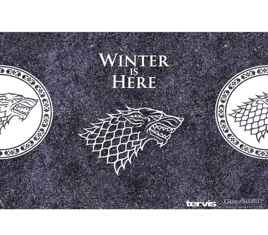 TV Series Game Of Thrones "Winter Is Here" 30 Oz. Stainless Steel Tervis Tumbler 4 TV Series Game Of Thrones "Winter Is Here" 30 Oz. Stainless Steel Tervis Tumbler
